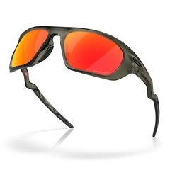 Óculos de Sol Oakley Unissex Lateralis Matte Olive Ink Prizm - Foto 4