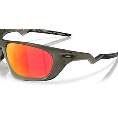 Óculos de Sol Oakley Unissex Lateralis Matte Olive Ink Prizm - Foto 5
