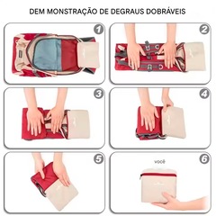 Mochila Gold Sports Dobrável Camel Montanhismo A Prova de Água - 35 Litros - Foto 6