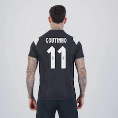 Camisa Kappa Vasco Supporter Cuts E 11 Coutinho - Masculina - Foto 1