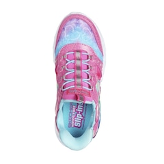 Tênis Skechers Infinite Heart Lights - Infantil - Foto 4