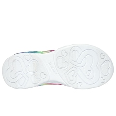 Tênis Skechers Infinite Heart Lights - Infantil - Foto 5