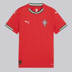 Camisa Puma Portugal Home 2025 - Infantil - Foto 1