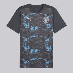 Camisa Manchester City 2025 Puma Pré-Jogo - Masculina - Foto 6