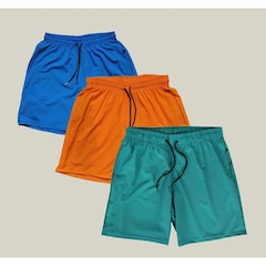 Shorts Wss Elastano - Masculino - 3 Unidades - Foto 1