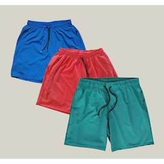 Shorts Wss Elastano - Masculino - 3 Unidades - Foto 1