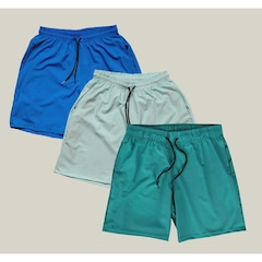 Shorts Wss Elastano - Masculino - 3 Unidades - Foto 1