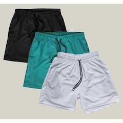 Shorts Wss Elastano - Masculino - 3 Unidades - Foto 1