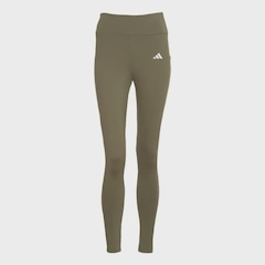 Calça Legging adidas 3 Listras Com Bolso - Feminina - Foto 1