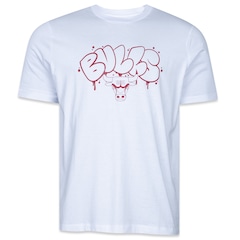 Camiseta New Era Regular NBA Chicago Bulls Hip Hop - Masculina - Foto 1