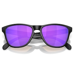Óculos de Sol Oakley Frogskins S Matte Black Prizm- Unissex - Foto 7
