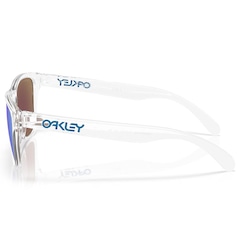 Óculos de Sol Oakley Frogskins S Polished Clear 0153 - Unissex - Foto 2