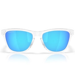 Óculos de Sol Oakley Frogskins S Polished Clear 0153 - Unissex - Foto 3