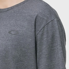 Camiseta Oakley Icon Tee Jet Black Heather - Masculina - Foto 4
