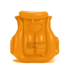 Boia Colete Inflável Gold Sports Flutuador Salva Vidas Criança e Bebê 10 a 50 kg - Foto 3