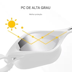 Óculos de Natação Gold Sports Power Performance 10.0 High Definition Lentes Clear - Foto 2