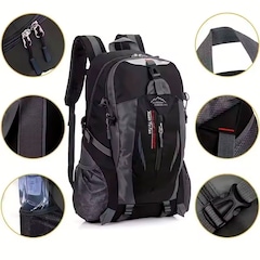 Mochila Gold Sports Dobrável Master Montanhismo A Prova de Água - 40 Litros - Foto 3