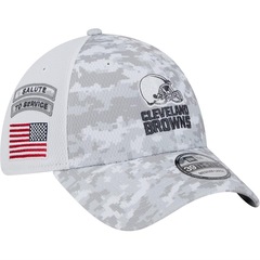 Boné Aba Curva New Era 3930 Cleveland Browns NFL Salute to Service 24 - Adulto - Foto 5
