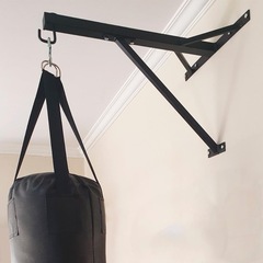 Suporte de Parede Reforçado + Saco Pancada Rhino Profissional 70cm - Foto 6