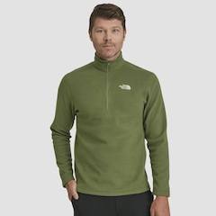 Blusão de Moletom The North Face Fleece Glacier Zip - Masculino - Foto 1