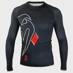 Rashguard Venum Black Belt Dark - Masculino - Foto 1