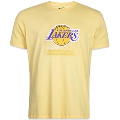 Camiseta New Era Los Angeles Lakers Logo History - Masculina - Foto 1