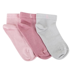 Meia Lupo Básico Cano Baixo 3 Pares - Infantil - Foto 1