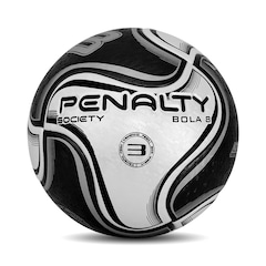 Bola de Futebol Society Penalty 8 N3 XXIV - Infantil - Foto 1