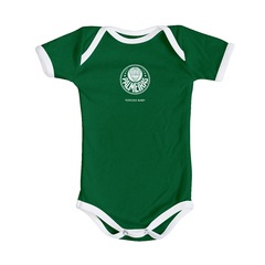 Kit Body + Pantufa do Palmeiras Torcida Baby Oficial - Infantil - Foto 2