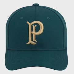 Boné Aba Curva SuperCap Palmeiras Licenciado Escudo - Adulto - Foto 1