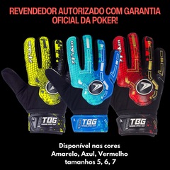 Luva de Goleiro Poker Training Basic - Infantil - Foto 7