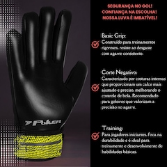 Luva de Goleiro Poker Training Basic - Infantil - Foto 3