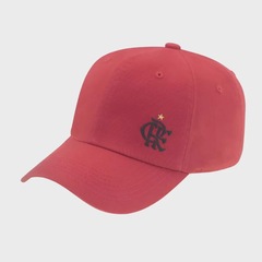 Boné Aba Curva SuperCap Flamengo Escudo CRF licenciado - Adulto - Foto 1