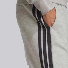 Calça Adidas 3 Stripes Fleece - Masculina - Foto 4