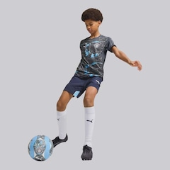 Camisa Puma Manchester City Préjogo 2025 - Infantil - Foto 3