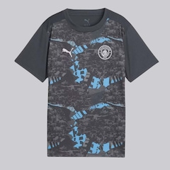 Camisa Puma Manchester City Préjogo 2025 - Infantil - Foto 5