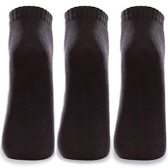 Meia Lupo Básico Cano Baixo 3 Pares - Infantil - Foto 2