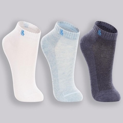 Meia Lupo Básico Cano Baixo 3 Pares - Infantil - Foto 1