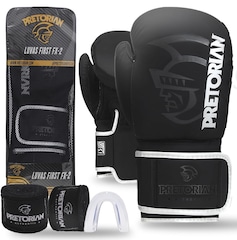 Kit Luva De Boxe E Muay Thai Fx2 Pretorian - Foto 1