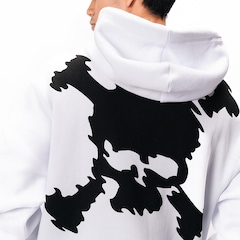 Blusão de Moletom Oakley com Capuz Canguru Heritage Big Skull WT25 - Masculino - Foto 4