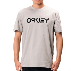 Camiseta Oakley Mark II SS WT25 Stone - Masculina - Foto 1