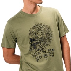 Camiseta Oakley Skull Wreck WT25 - Masculina - Foto 3