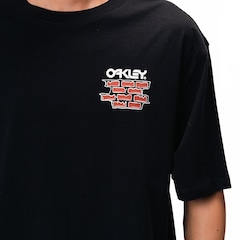 Camiseta Oakley B1B Wall WT25 - Masculina - Foto 3