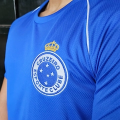 Camisa do Cruzeiro Basic Celeste - Masculina - Foto 4