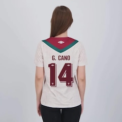 Camisa do Fluminense Umbro III 2024 14 G. Cano - Feminina - Foto 1