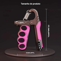 Hand Grip Gold Sports Garra com Carga de 5 a 100 kgs - Mola Aço Carbono com Contador - Foto 4