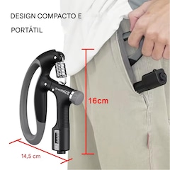 Hand Grip Gold Sports Phoenix Carga de 10 a 100 kgs - Mola Aço Carbono com Contador Digital - Foto 5