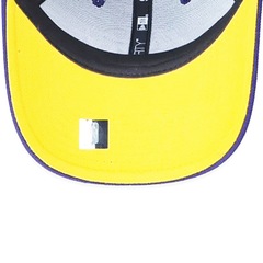 Boné Aba Curva New Era 9TWENTY Los Angeles Lakers NBA Style - Adulto - Foto 3