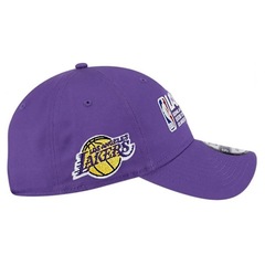Boné Aba Curva New Era 9TWENTY Los Angeles Lakers NBA Style - Adulto - Foto 4