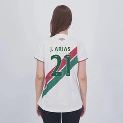 Camisa do Fluminense Umbro II 2024 21 J. Arias - Feminina - Foto 2